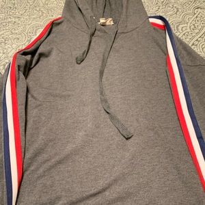 striped hoodie